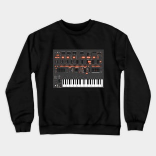 ARP 2600 - Orange/Grey - With Keyboard Crewneck Sweatshirt